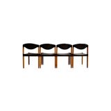 Quatre chaises Casala en plastique
