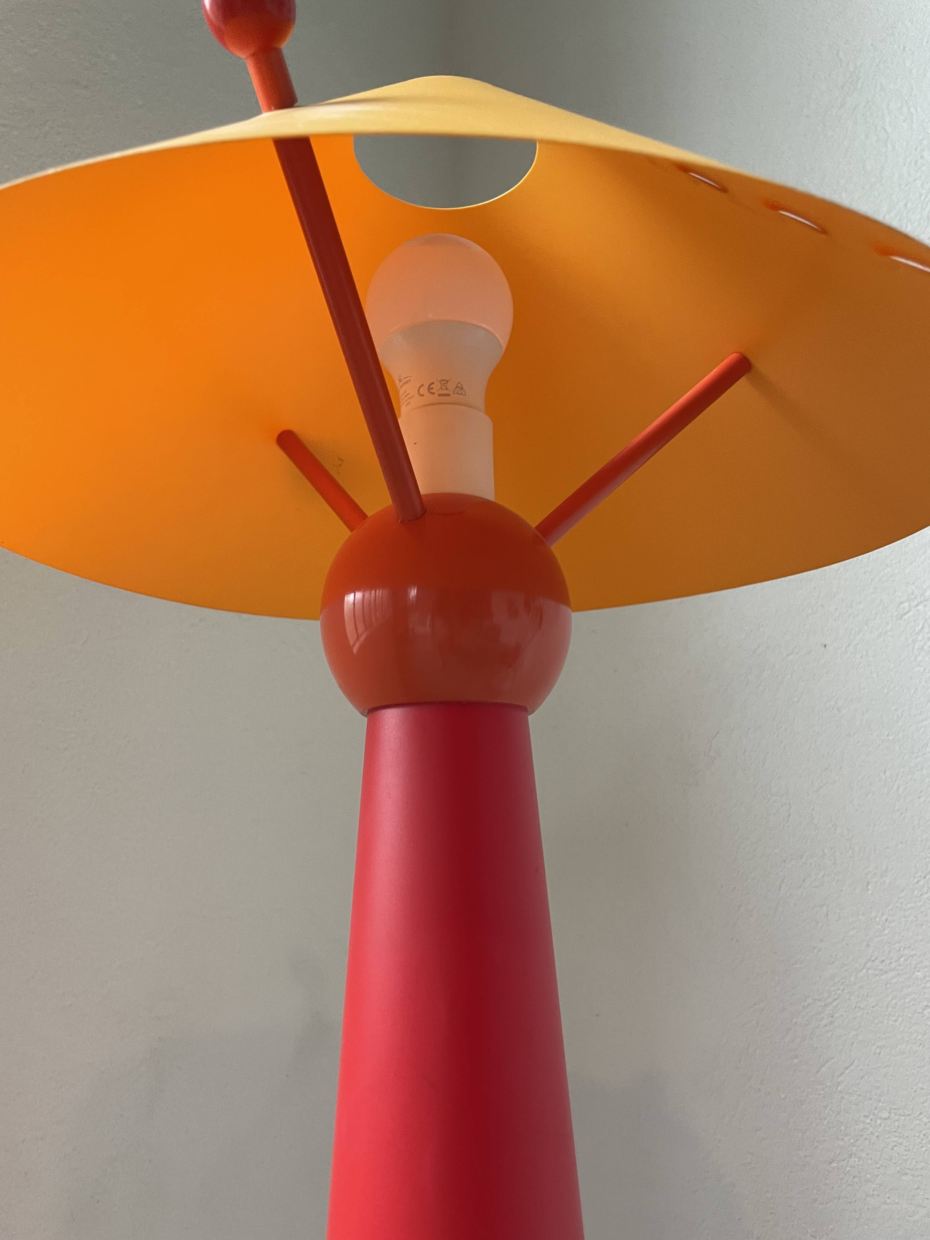 Red pop lamp from the 80s.