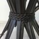 Bougeoir vintage feuillage en fer