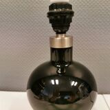 Holmegaard table lamp model "Bridge-opal" - black, designed by Michael bang in 1978