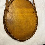 Wicker mirror