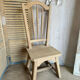 Renovated antique solid oak chair