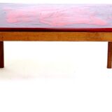 Table basse émaillée moderne scandinave par P. Törneman et David Rosén pour NK