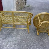 Rattan sofa