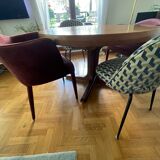Scandinavian Baumann model table in solid walnut