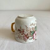 Polychrome ironstone coffee cup KG Lunéville