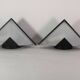 Pyramid Lamp 1980 vintage German x2