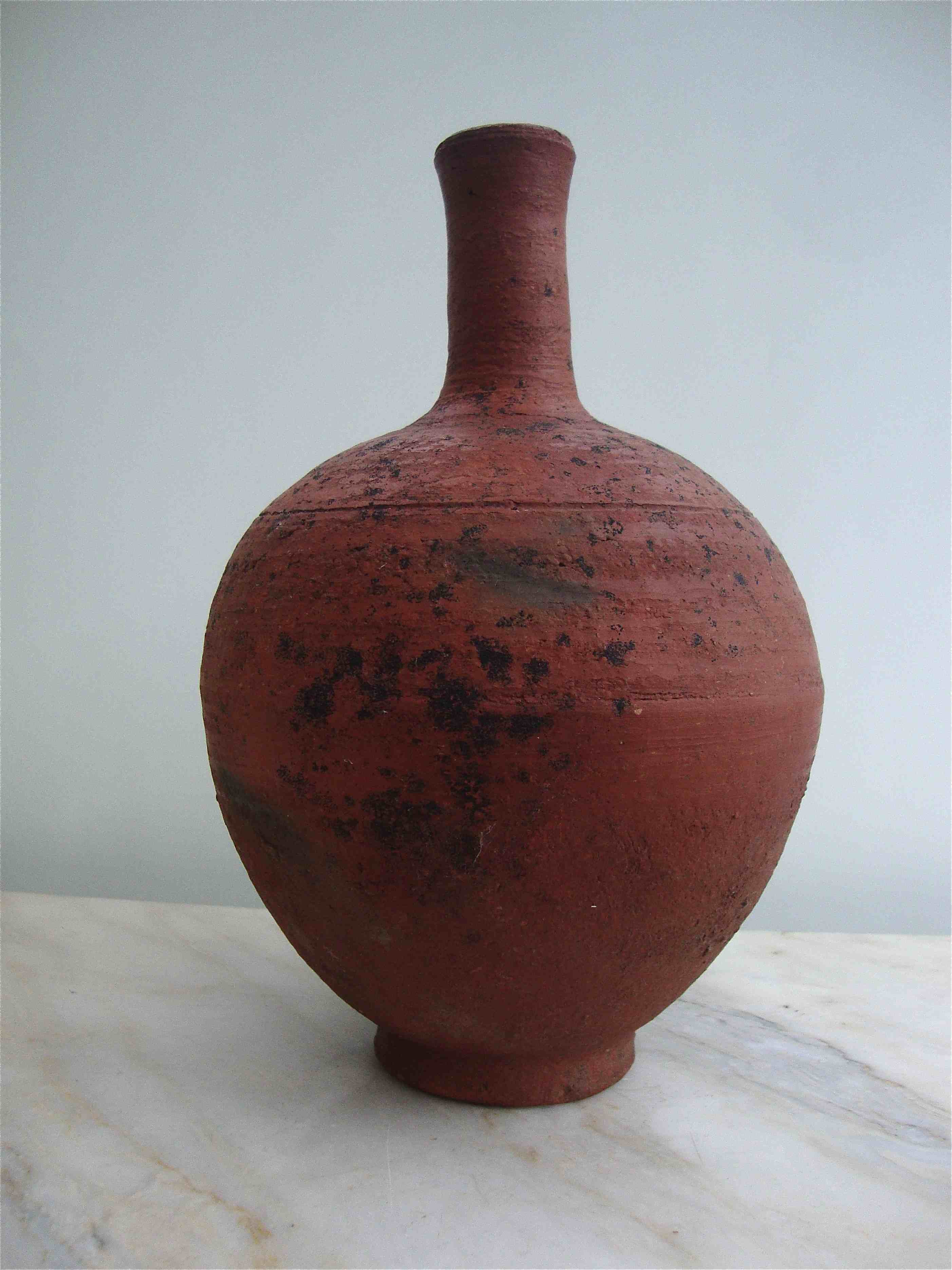 Terracotta vase