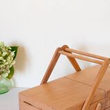 Beech sewing basket
