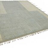 Handmade Turkish One of a Kind 256 cm x 308 cm Beige Wool Carpet