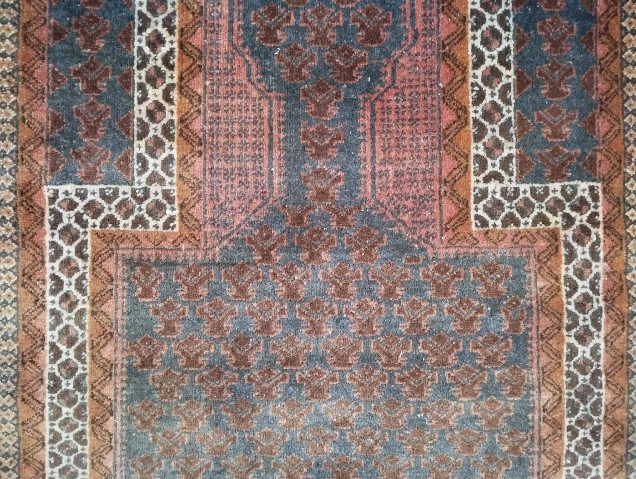 Handmade Afghan Belouch rug 138x91cm