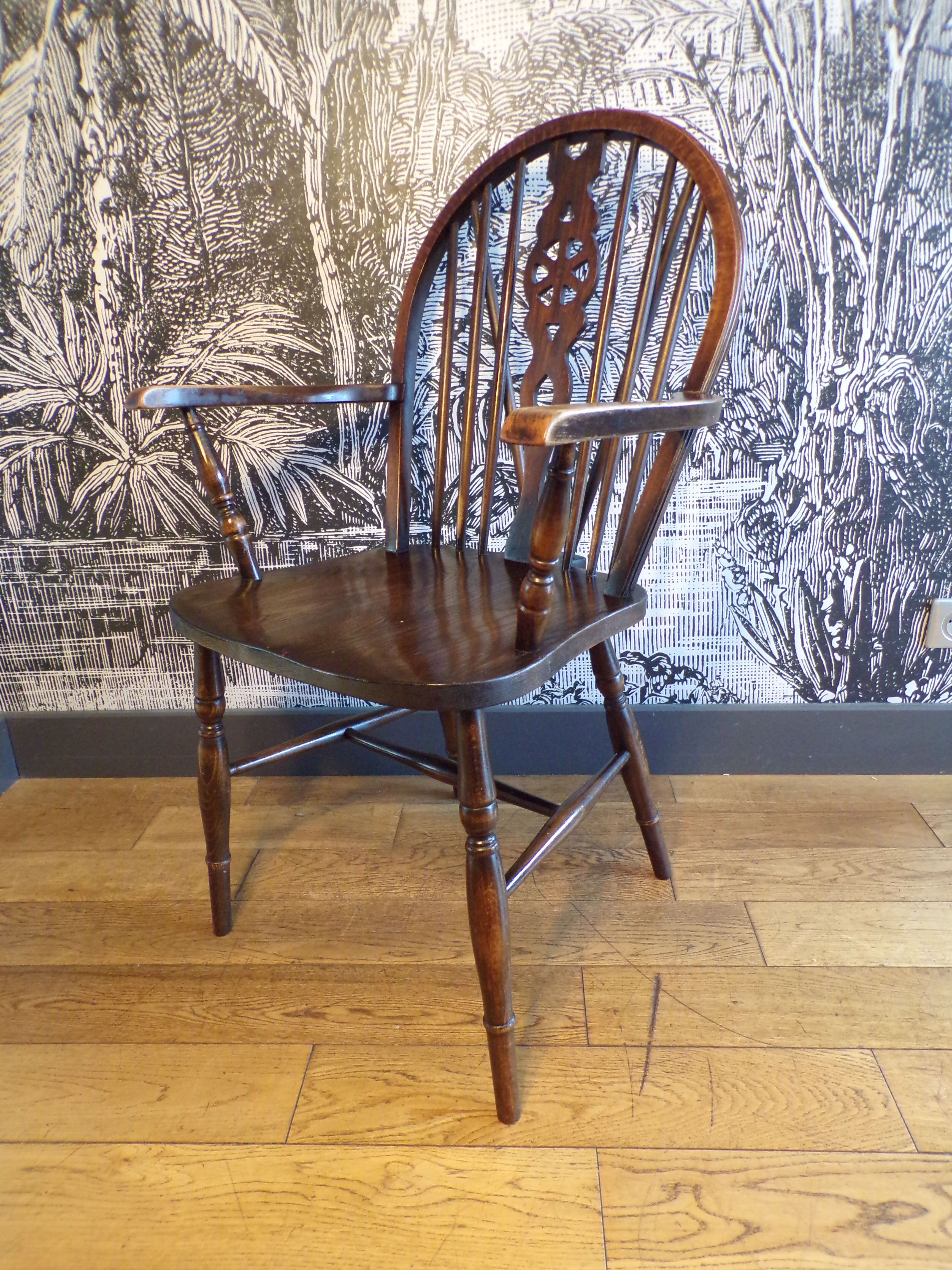 Vintage windsor armchair