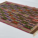 Anatolian handmade kilim rug 257 cm x 150 cm