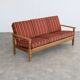 Brutalist sofa and chair set | vintage sofa | 1960s | oak.