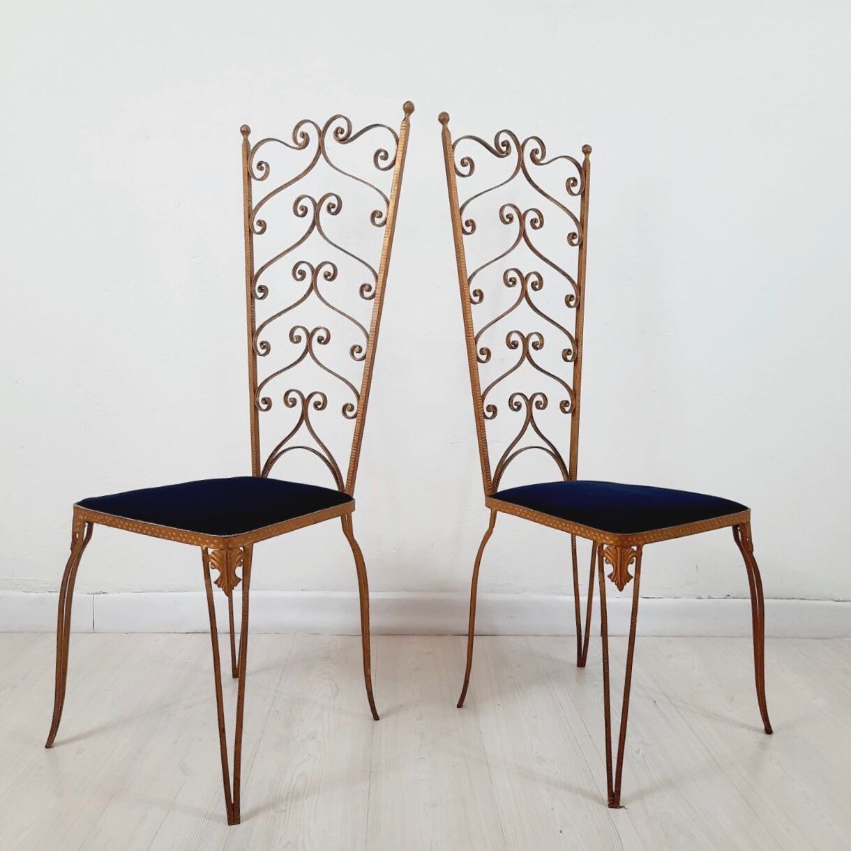Pair of vintage chairs, design Pier Luigi Colli