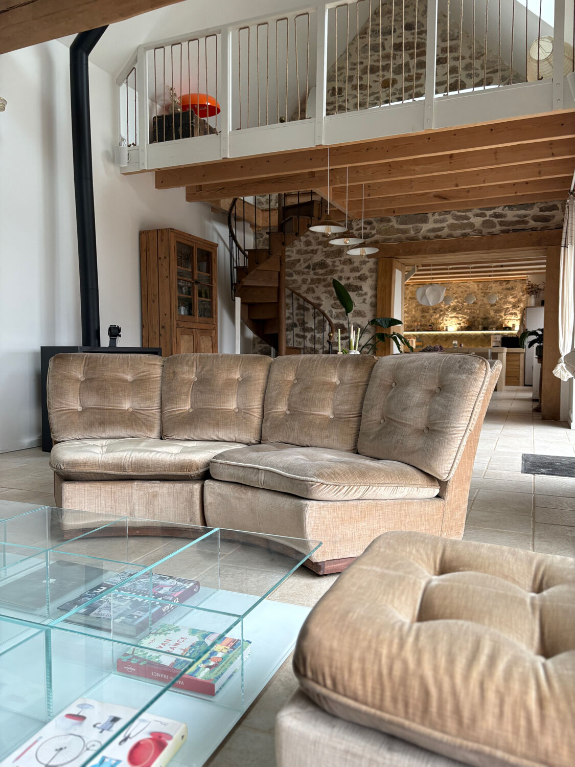 Canapé modulable Roche Bobois vintage