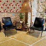 Pair of “Robert” armchairs by Pierre Guariche for Meurop 1962