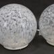 1980s Glass Globe Table Lamp , 3items available