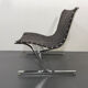 Luar lounge chair, black, by Ross Littell for ICF de Padova, Italy, 1960s.