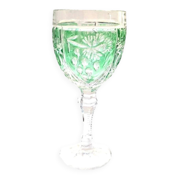 Verre à pied coloré Anna Hutte modèle Asti, Allemagne