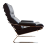 Leather lounge armchair by Reinhold Adolf for horn, 1960s