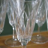 6 VMC champagne flutes in very good condition