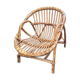 Fauteuil corbeille enfant en rotin