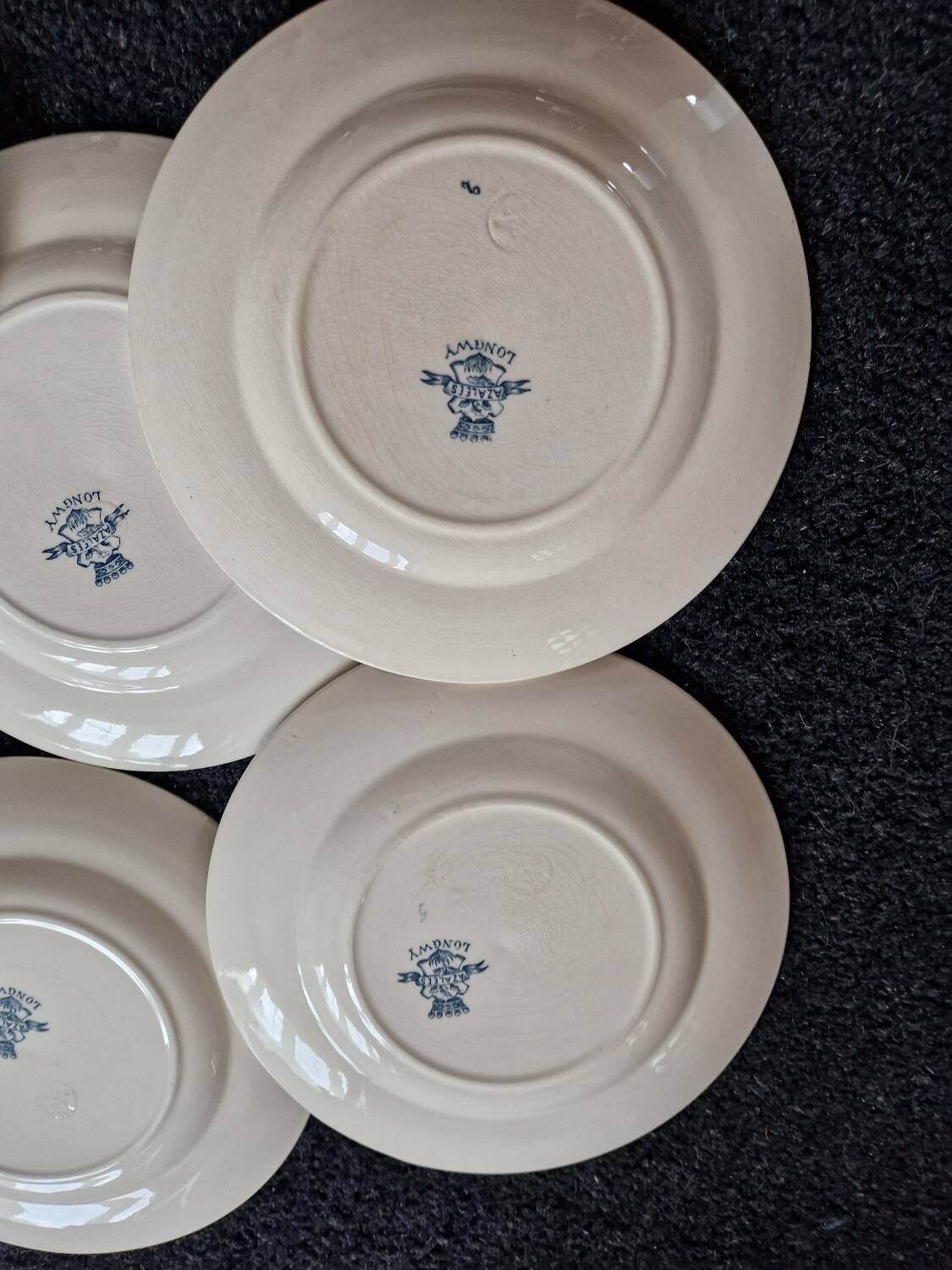 13 Longwy Azaleas dinner plates
