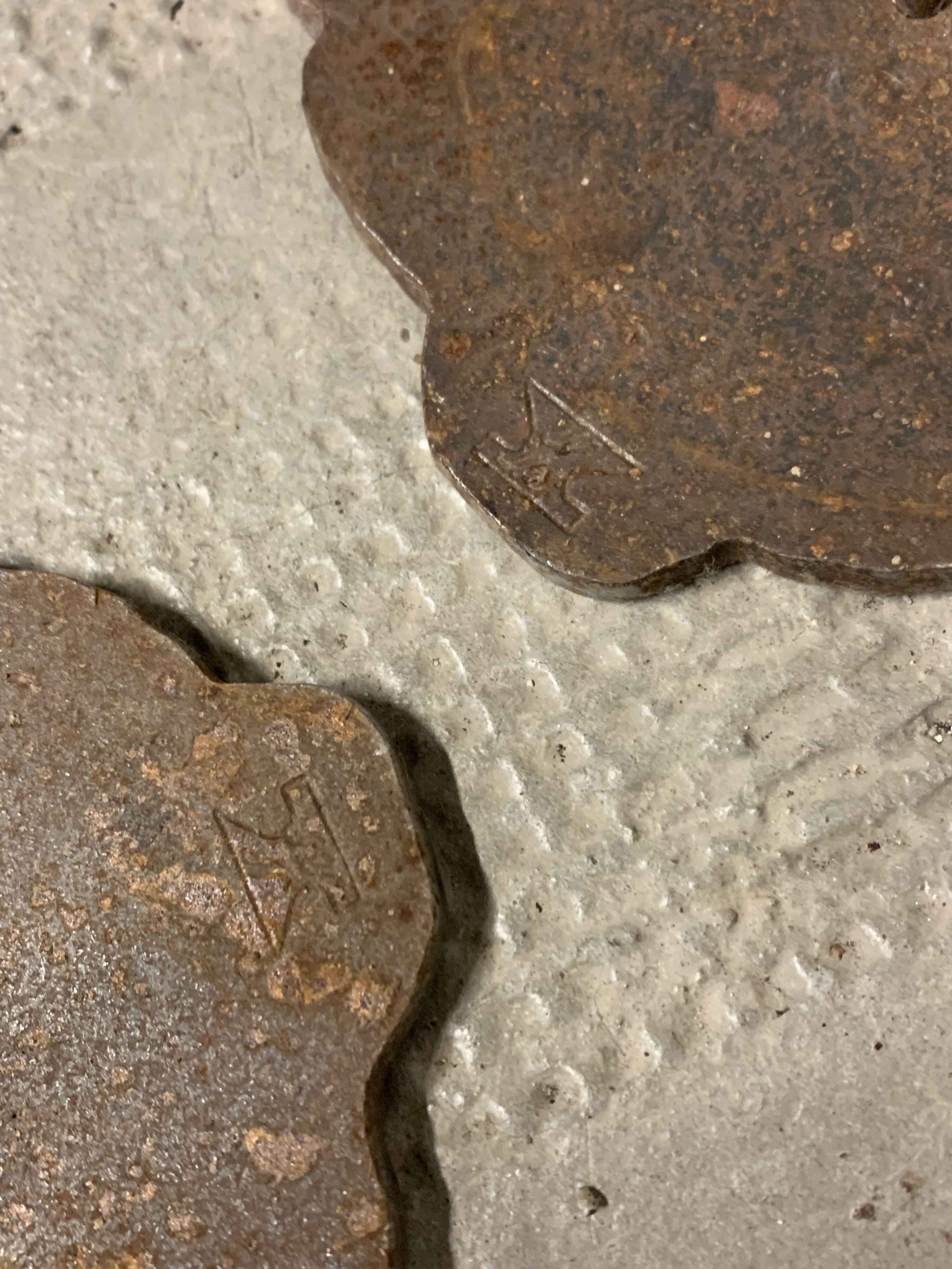 Pair of Scones Candle Holders by Pieter Spruyt, Holland