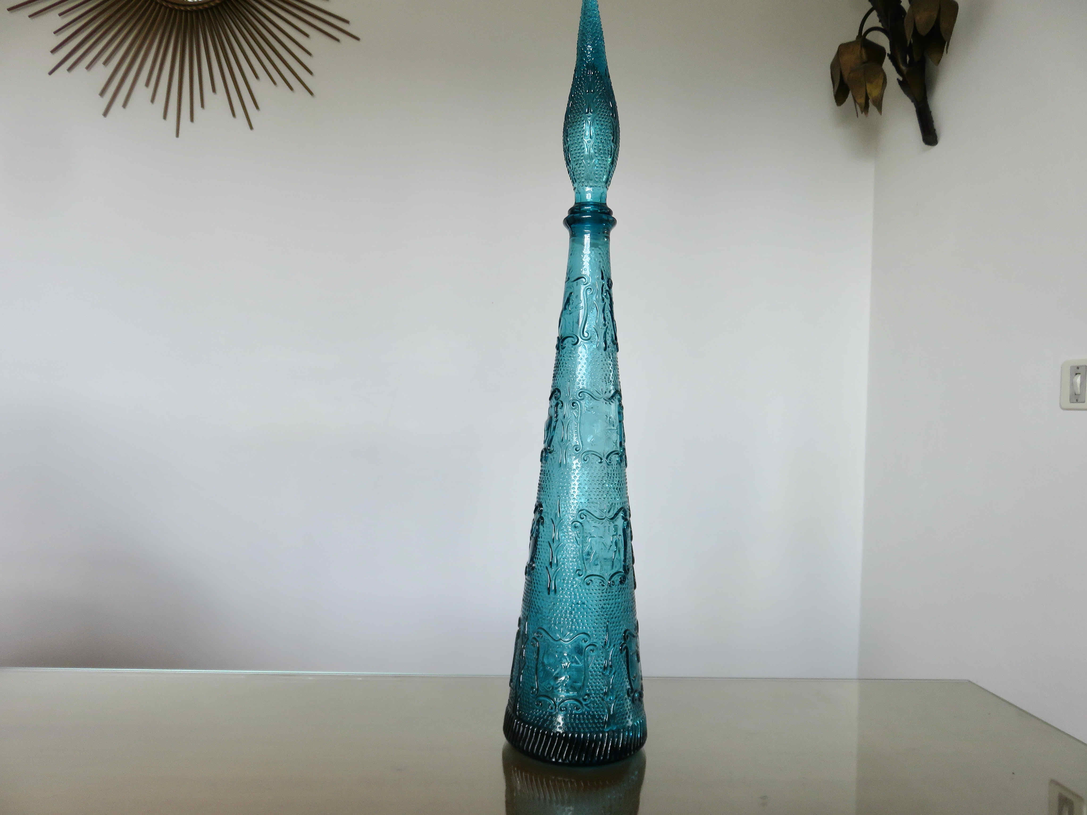 Empoli Italy bottle in glass 60s 70s