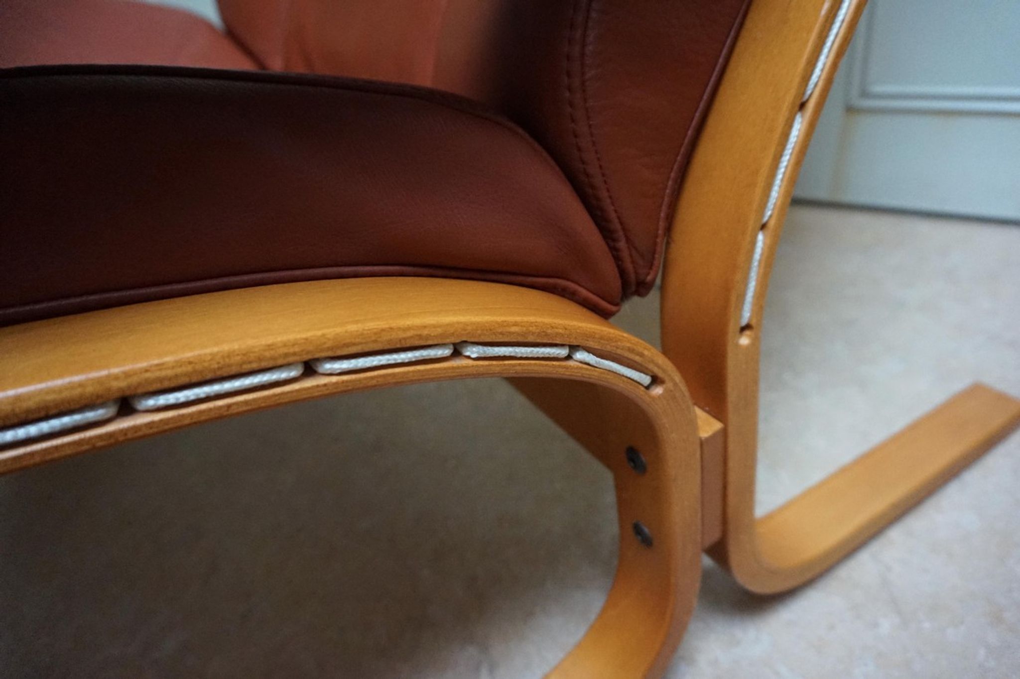Leather Armchair by Ingmar Relling for Westnofa, Norway, 1970s
