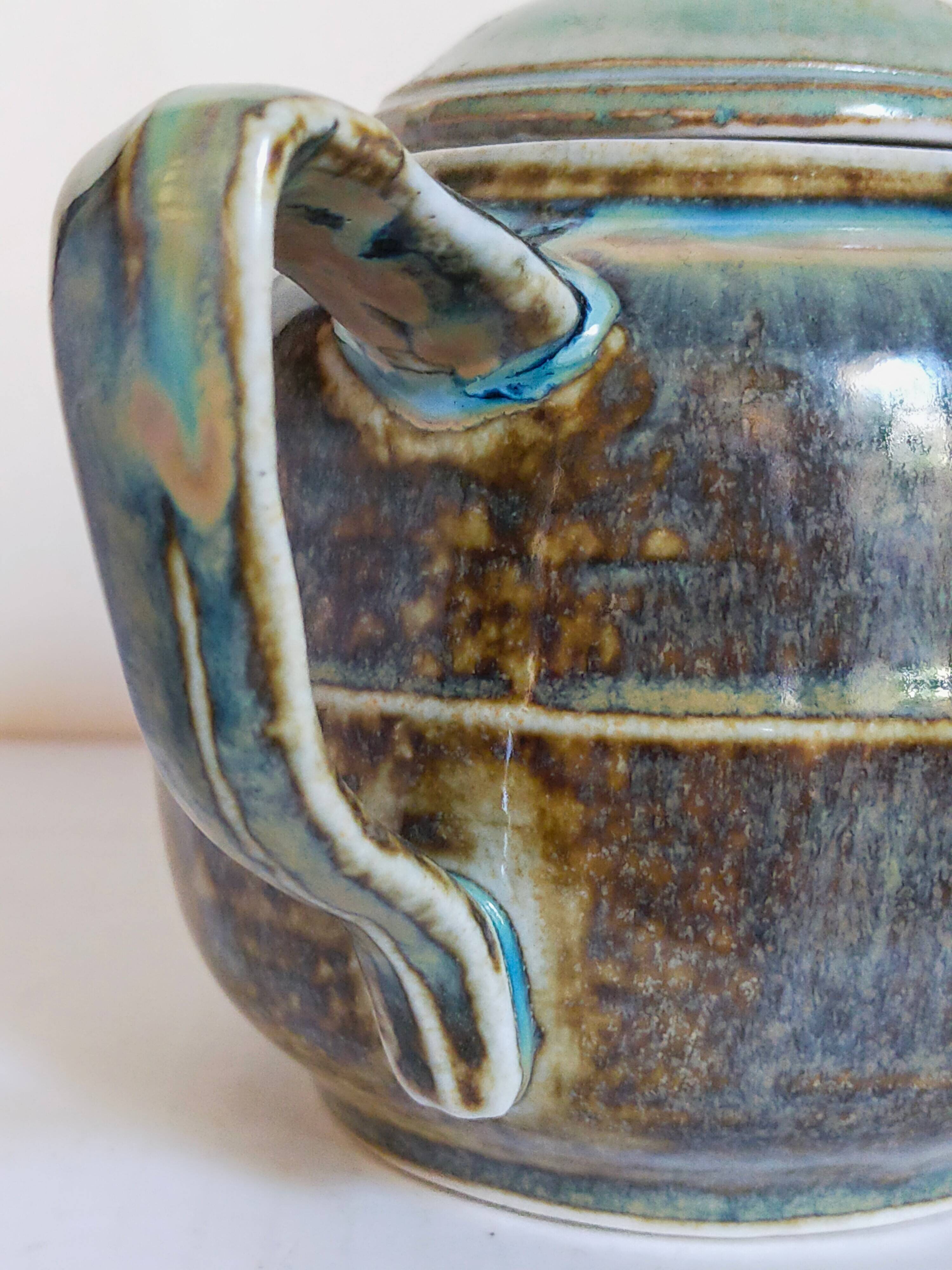 Vintage fine ceramic teapot