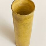 Large ancient yellow glazed jar from South West France.