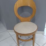 Suite of 6 chairs Bistrot Baumann Model Seagull 1987