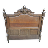 Antique headboard in solid oak