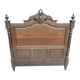 Antique headboard in solid oak