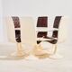 Hungarian dining room set in fibreglass by Imre Scholtz, set of 7