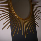 Sun mirror oval chaty vallauris 19x27cm