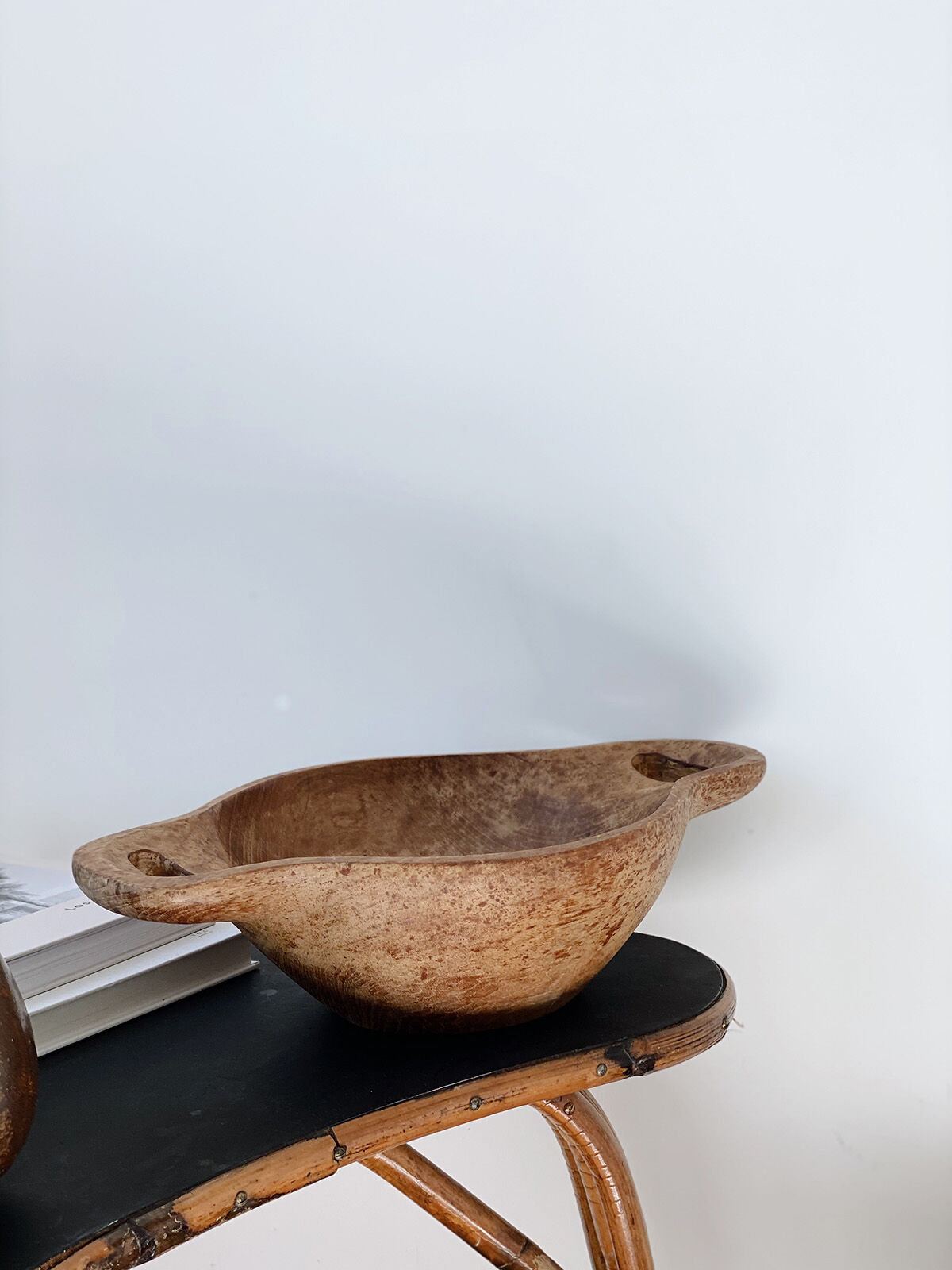 Primitive wooden bowl