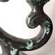 Pair of large vintage candelabra in ceramic by Sars potteries Maine