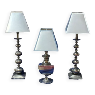 Lot 3 lampes Mis en Demeure Paris