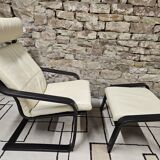 Lounge chair and its leather ottoman