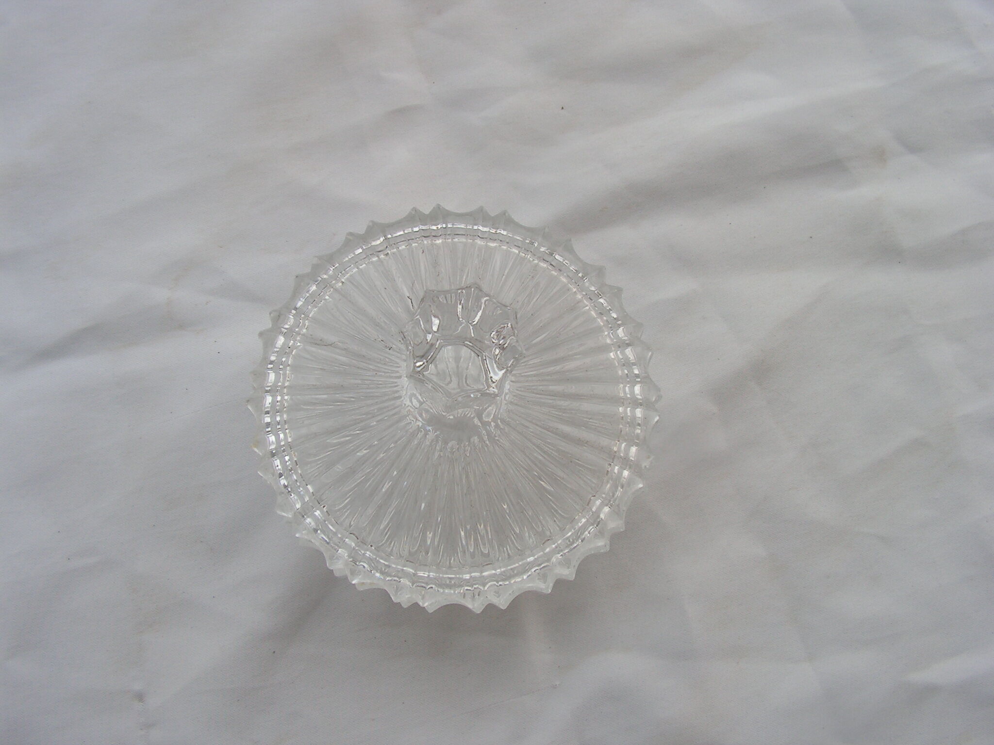 Crystal sugar pot