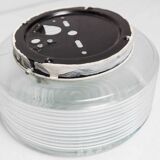 Ceiling lamp graphic 1970 glass