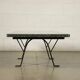 Marble and metal coffee table, Italy, 1970s-1980s.