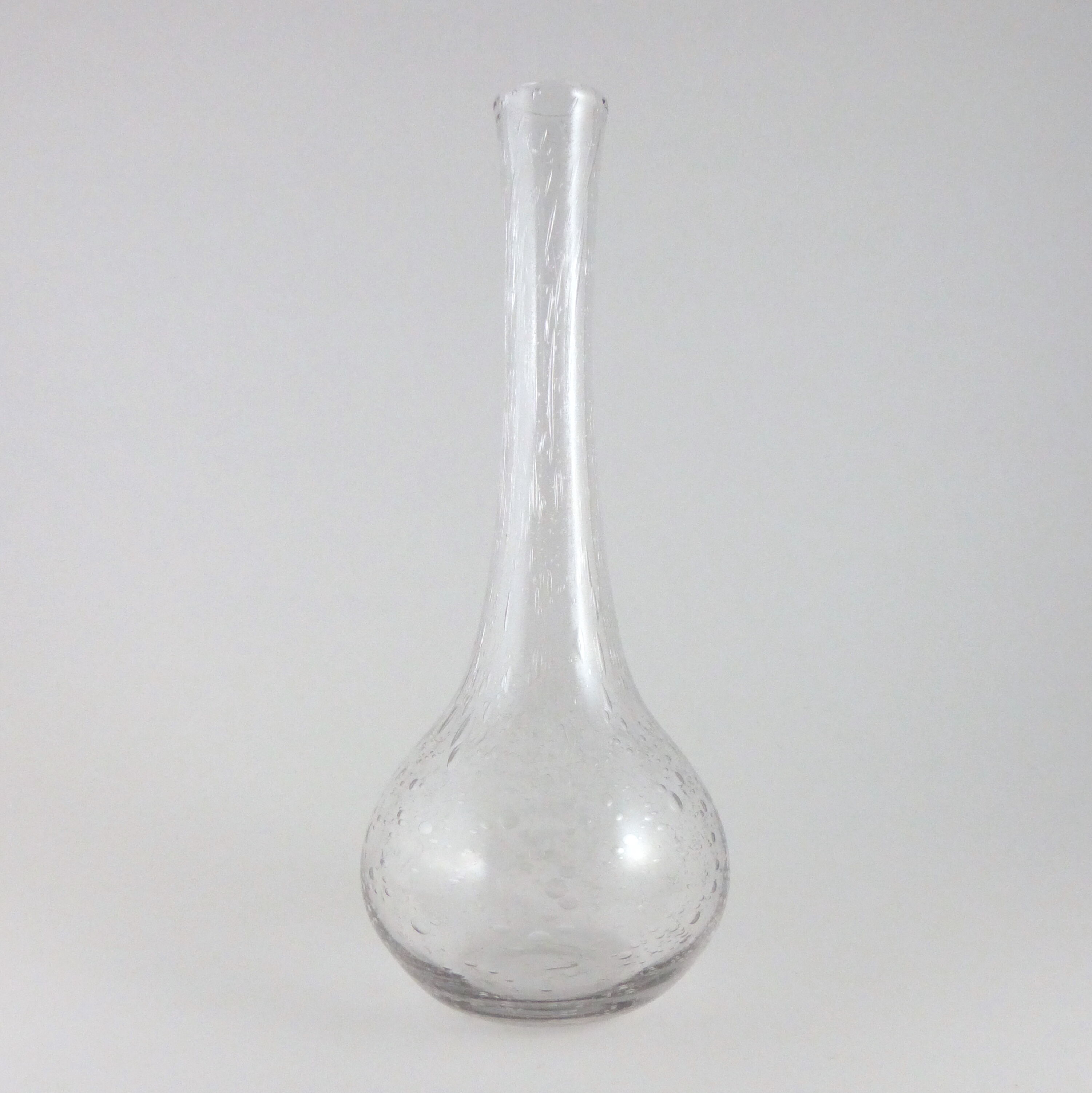 Vase praticality bubble glass glassware of Biot 1960/70