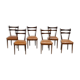 6 chaises de salle à manger italiennes