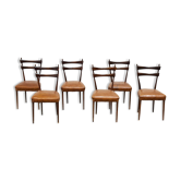 6 chaises de salle à manger italiennes