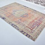 Oushak Turkish Vintage Rug sku 3305