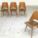 Set of 4 chairs model 514 by Radomir Hofman for Ton 1960